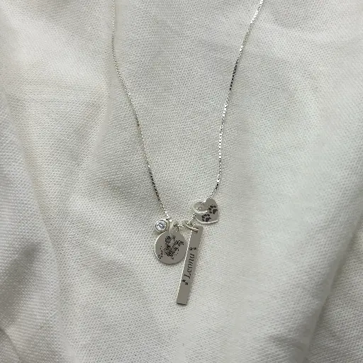 PINGENTE CHAPINHA PENDENTE EM PRATA 925